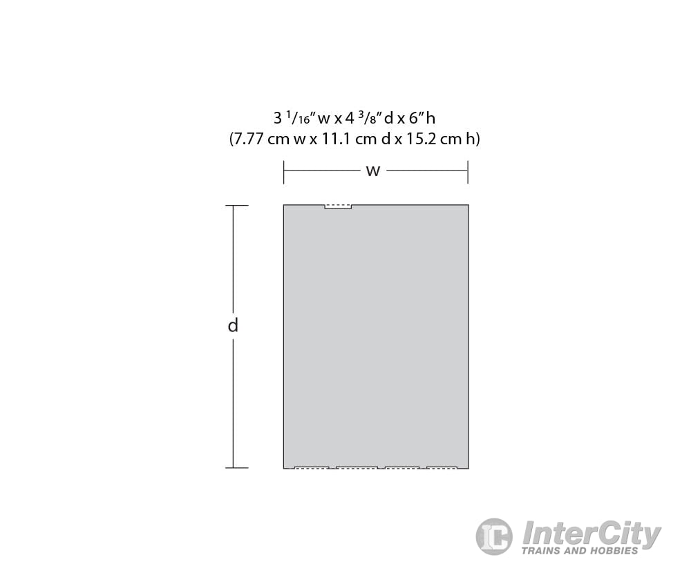Design Preservation Models 20400 Walker Building Ho Scale Structures