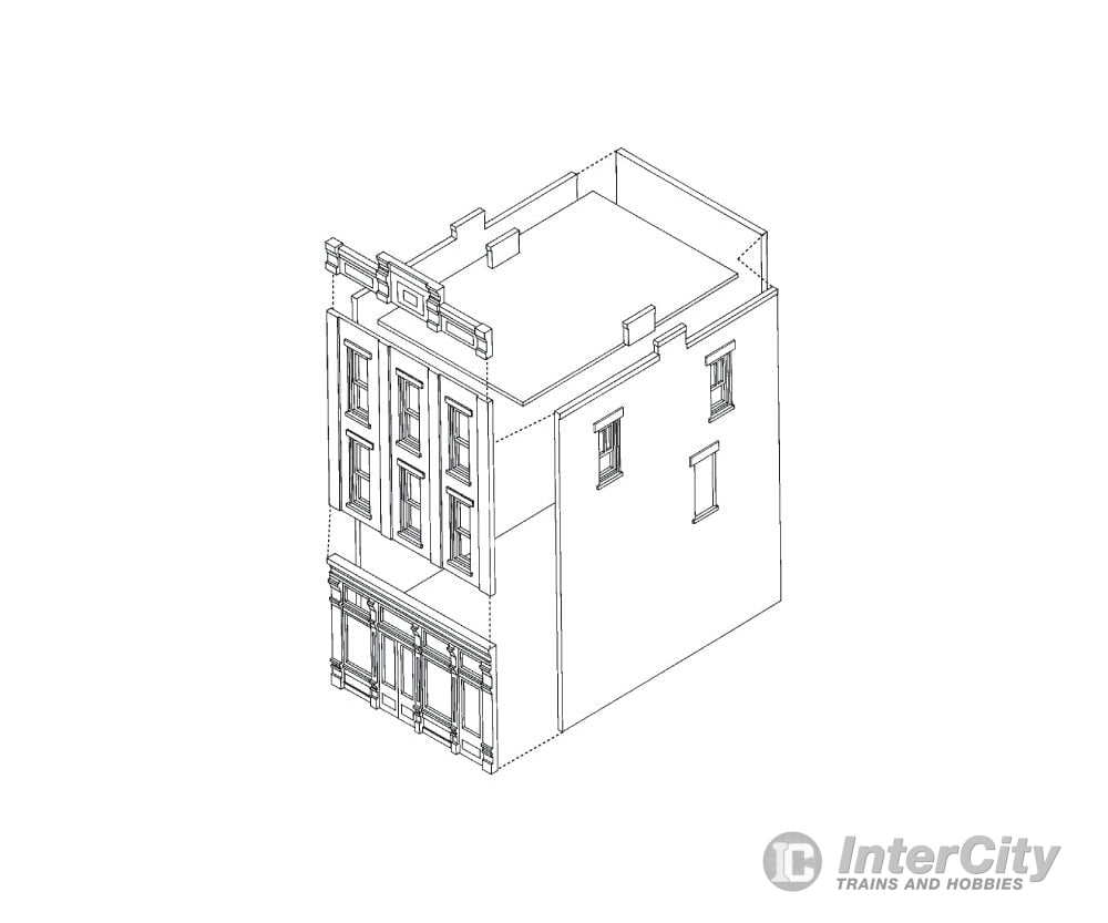 Design Preservation Models 20400 Walker Building Ho Scale Structures