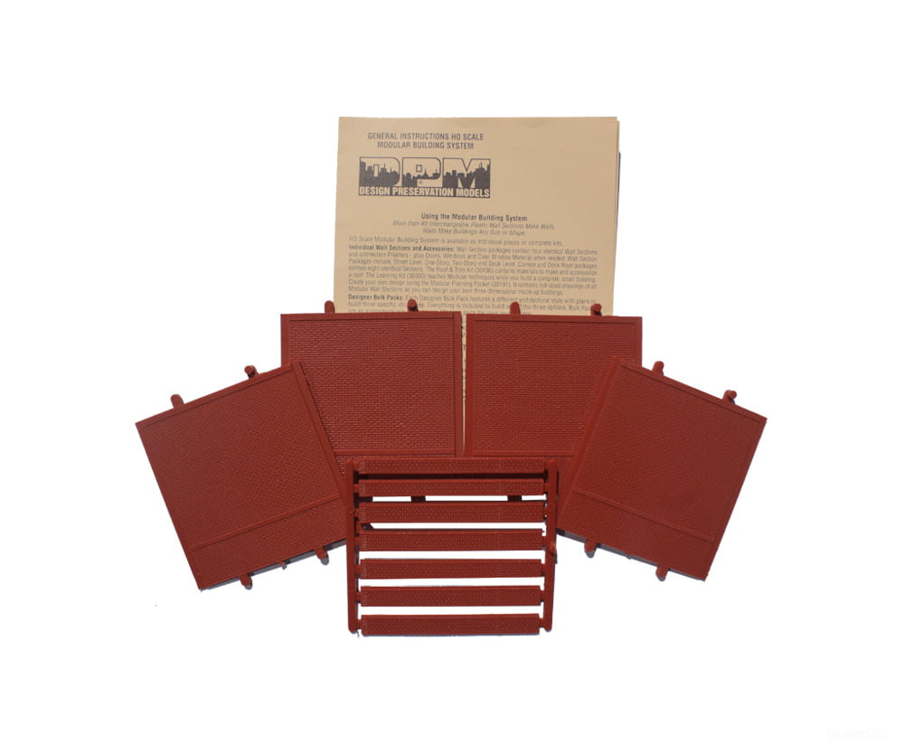Design Preservation Models 30104 Street/Dock Level Blank Wall Ho Scale Structures