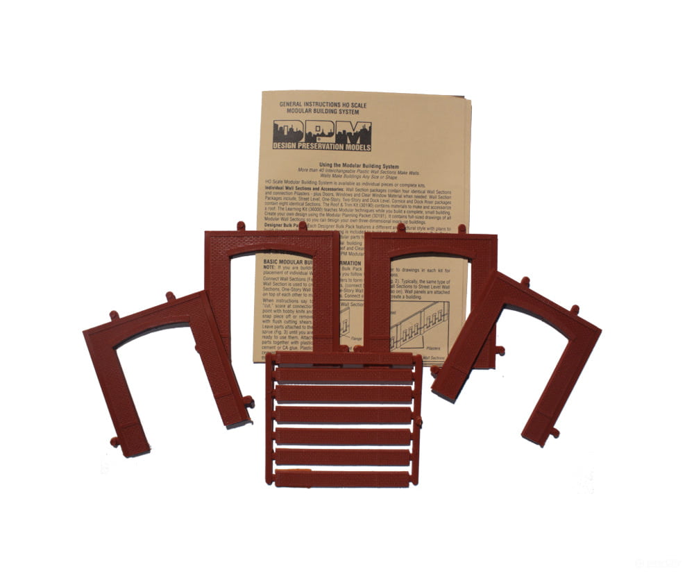 Design Preservation Models 30107 Street Level Open Arch Ho Scale Structures