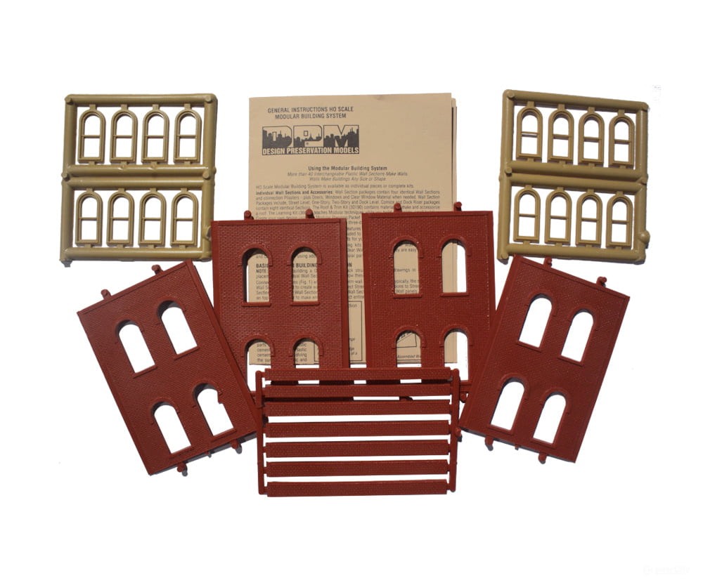 Design Preservation Models 30108 2Nd Story Arched 4 Window Ho Scale Structures