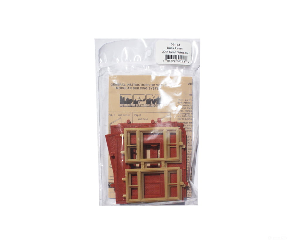 Design Preservation Models 30163 Dock Level 20Th Century Window Ho Scale Structures