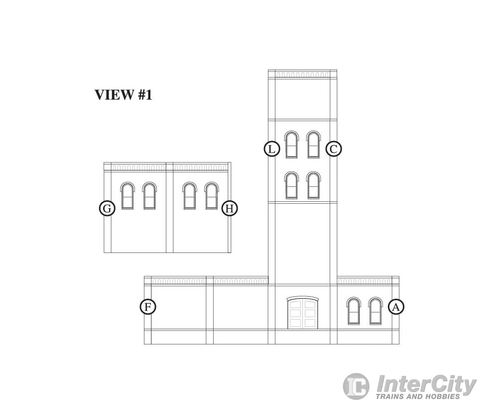 Design Preservation Models 35500 Tera Surplus Window Warehouse Ho Scale Structures
