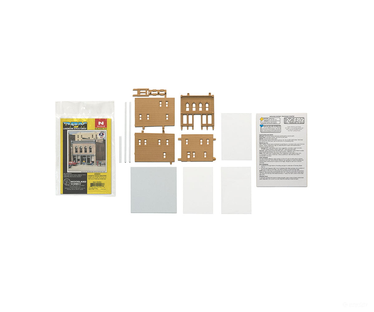 Design Preservation Models 50400 Char’s Soda Shoppe N Scale Structures