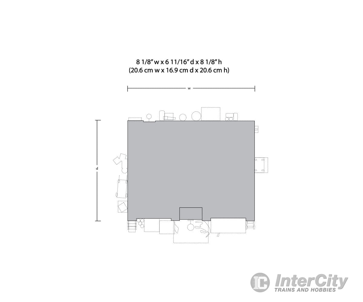 Design Preservation Models 5842 Harrison’s Hardware (Lit) O Scale Structures