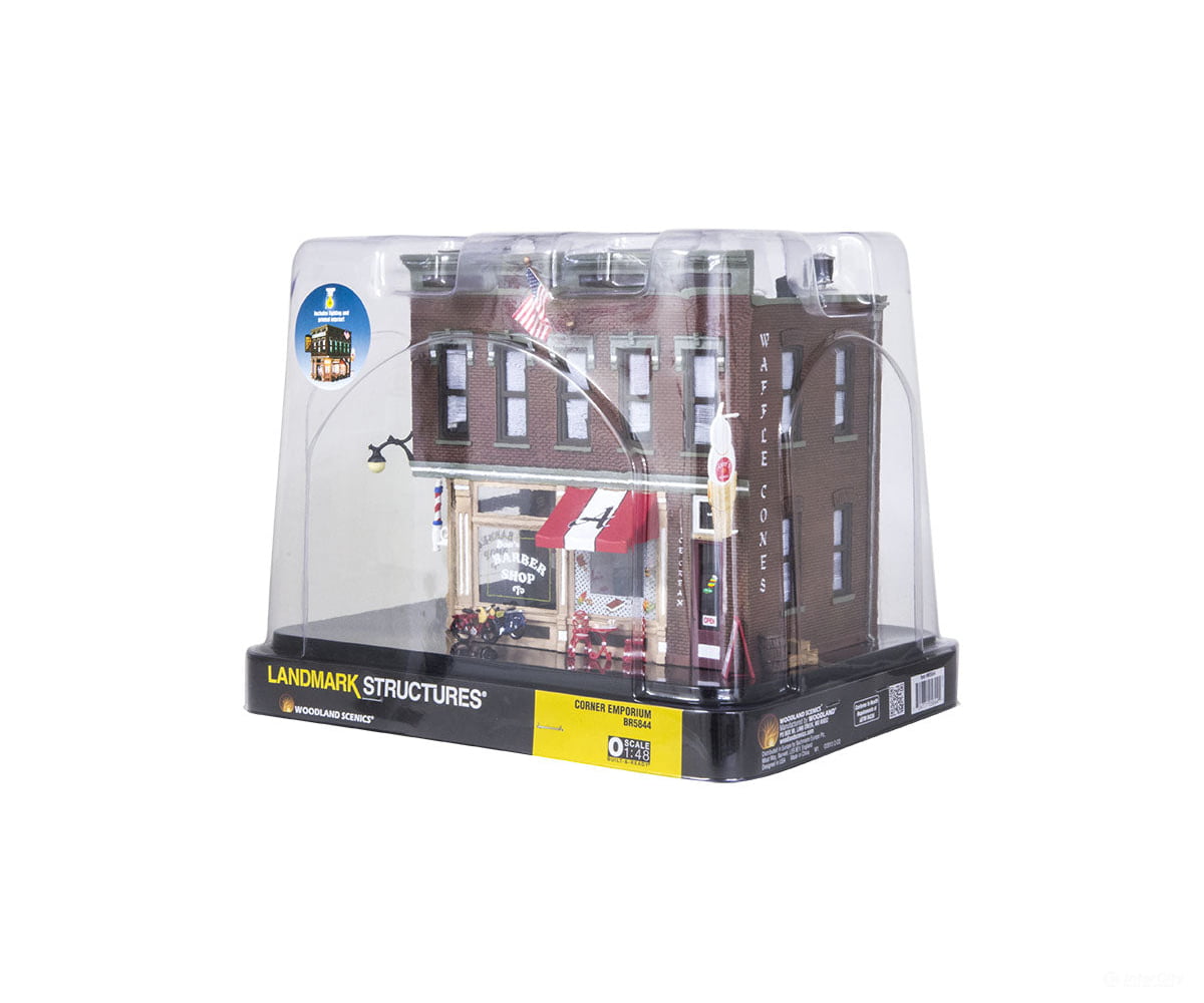Design Preservation Models 5844 Corner Emporium (Lit) O Scale Structures