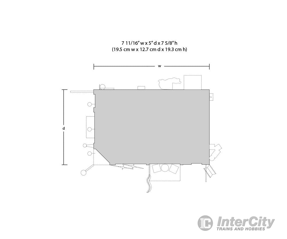 Design Preservation Models 5844 Corner Emporium (Lit) O Scale Structures
