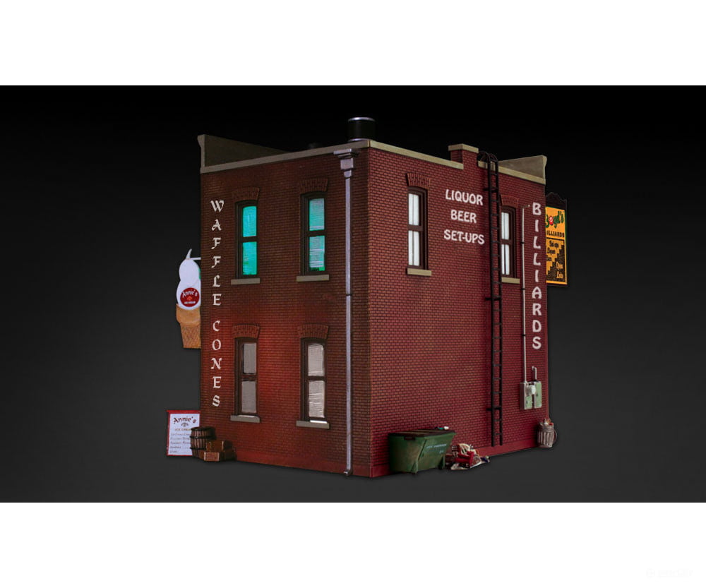 Design Preservation Models 5844 Corner Emporium (Lit) O Scale Structures