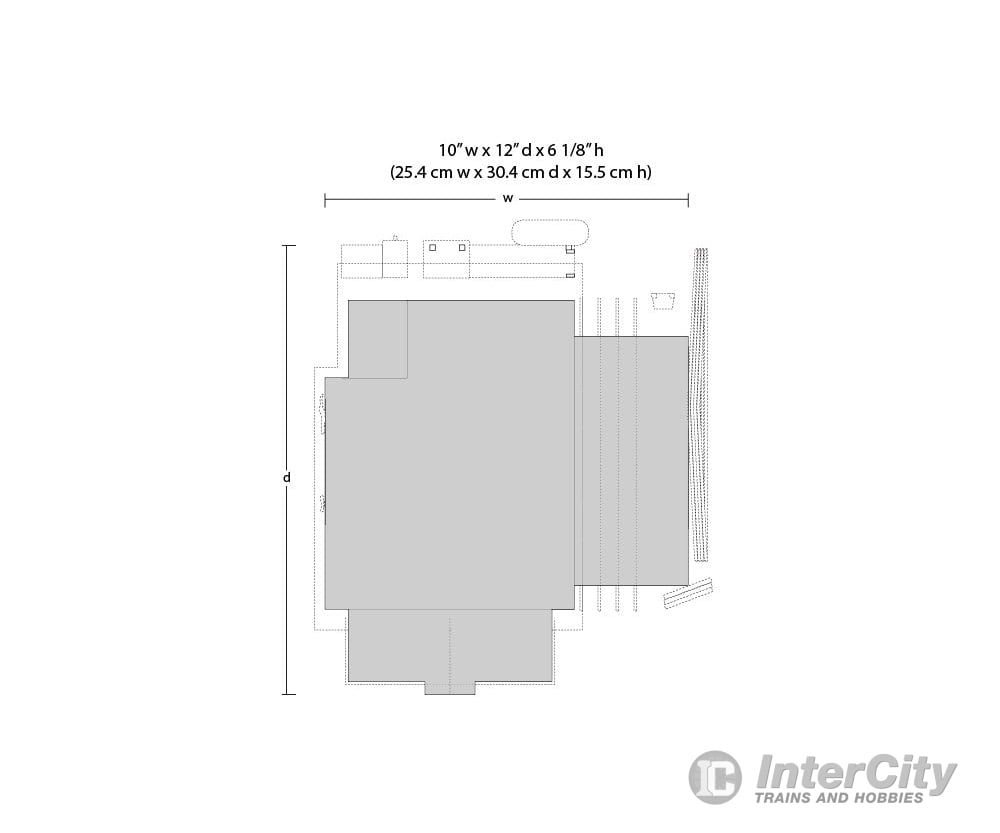 Design Preservation Models 5845 Country Store Expansion (Lit) O Scale Structures