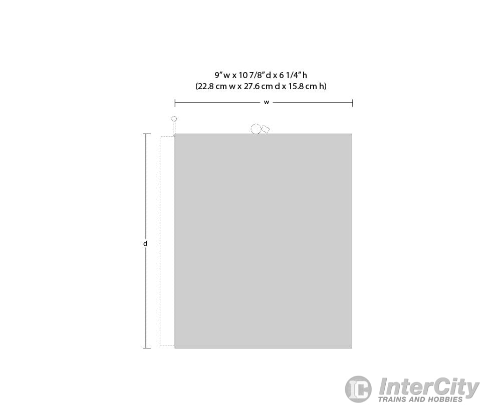 Design Preservation Models 5846 Deuces’s Bike Shop (Lit) O Scale Structures