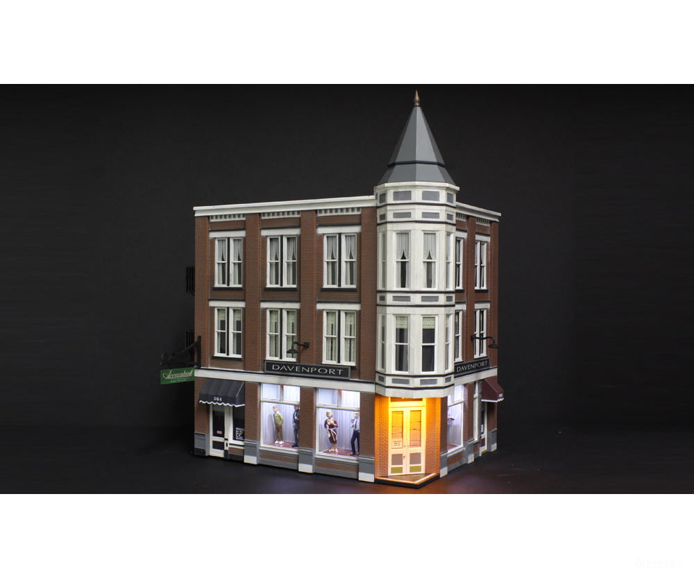 Design Preservation Models 5847 Davenport Department Store (Lit) O Scale Structures