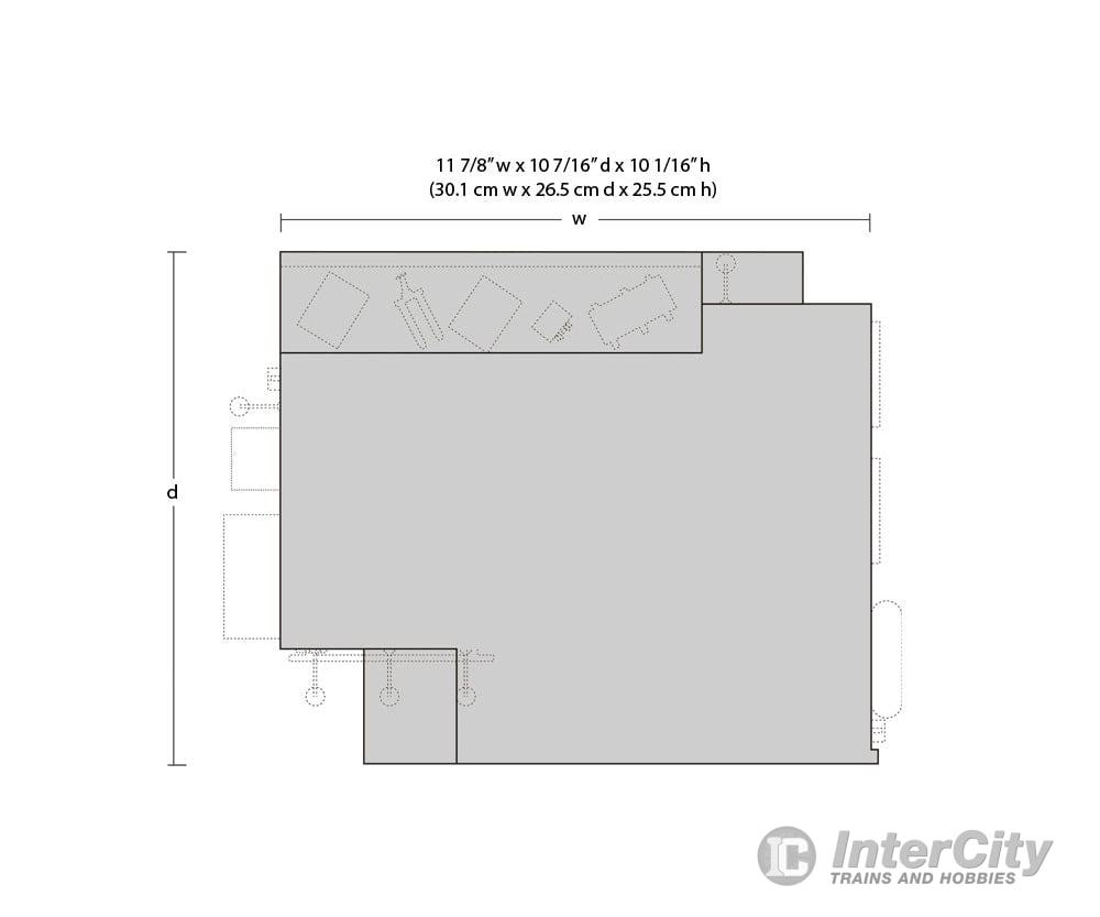 Design Preservation Models 5848 Morrison Door Factory (Lit) O Scale Structures