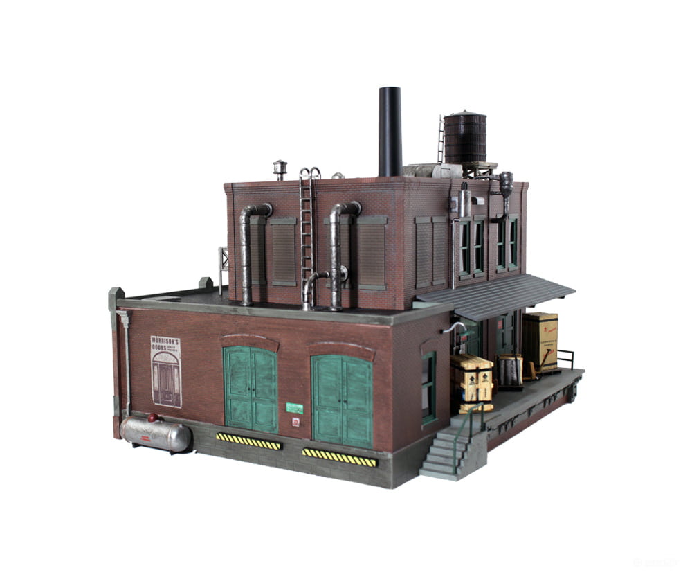 Design Preservation Models 5848 Morrison Door Factory (Lit) O Scale Structures
