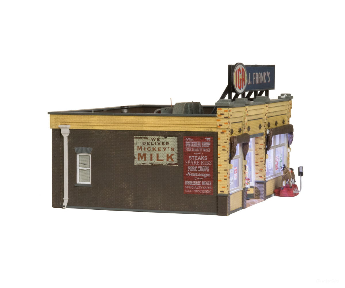 Design Preservation Models 5851 J. Franks Grocery (Lit) O Scale Structures