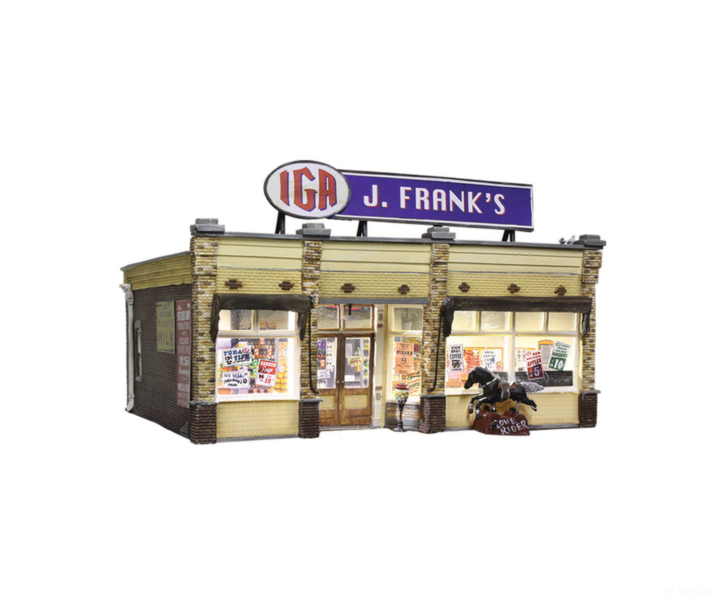 Design Preservation Models 5851 J. Franks Grocery (Lit) O Scale Structures
