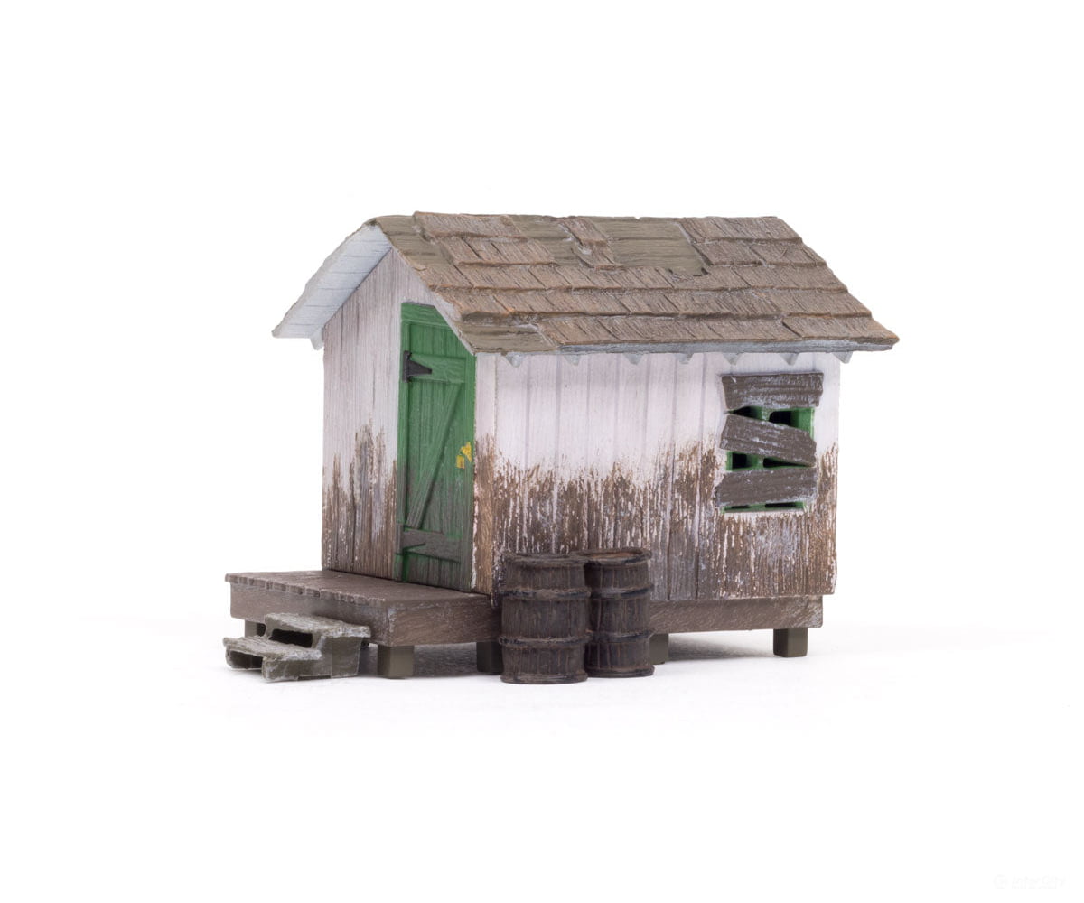 Design Preservation Models 5858 Wood Shack O Scale Structures