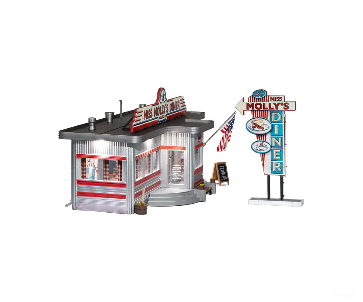 Design Preservation Models 5870 Miss Molly’s Diner O Scale Structures