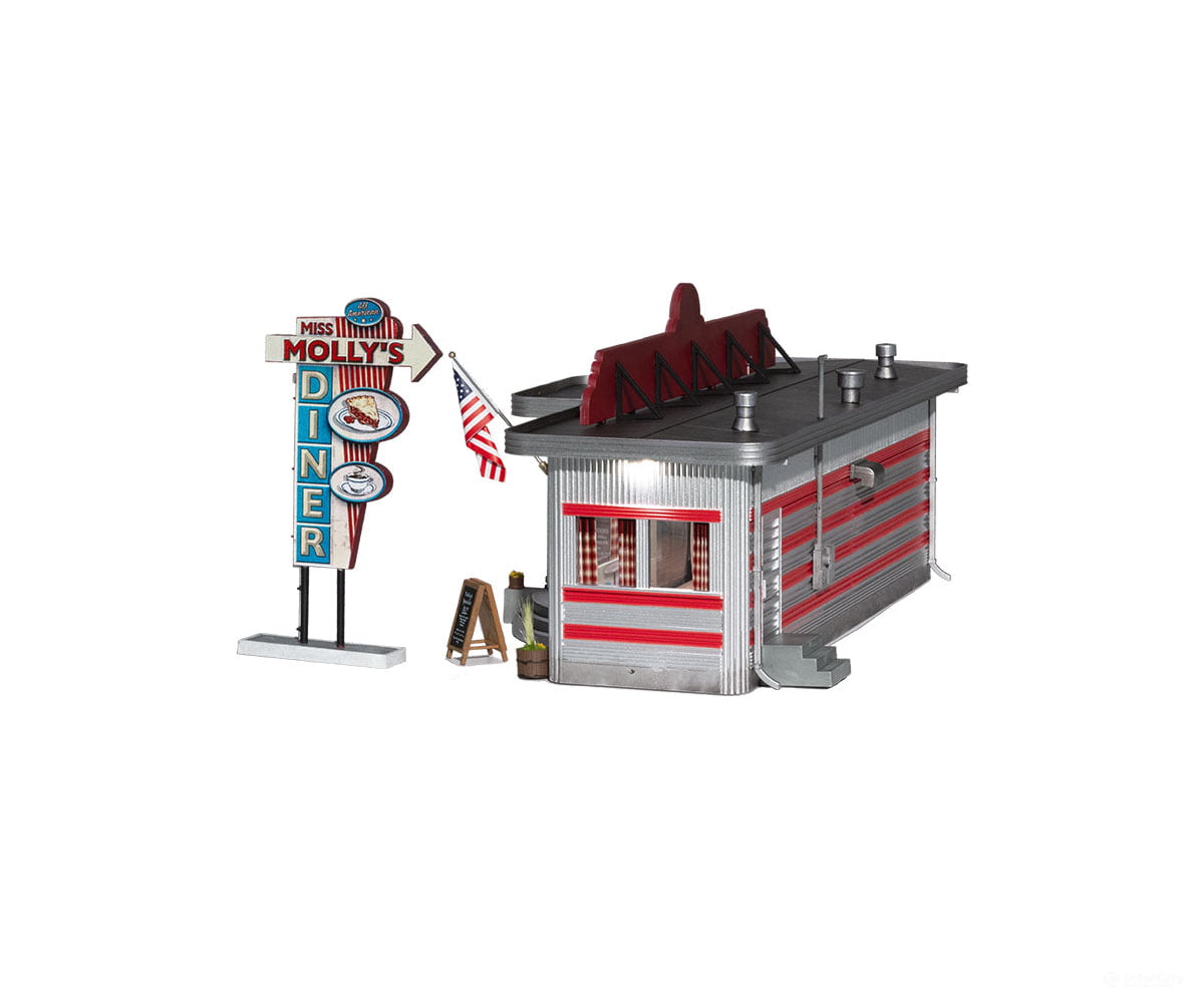 Design Preservation Models 5870 Miss Molly’s Diner O Scale Structures
