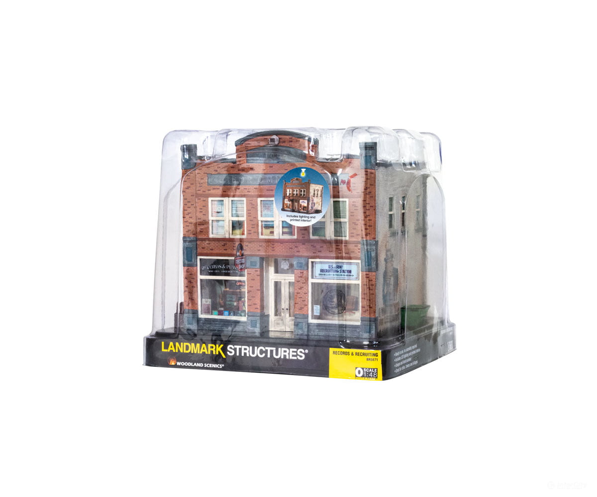 Design Preservation Models 5871 Records & Recruiting O Scale Structures