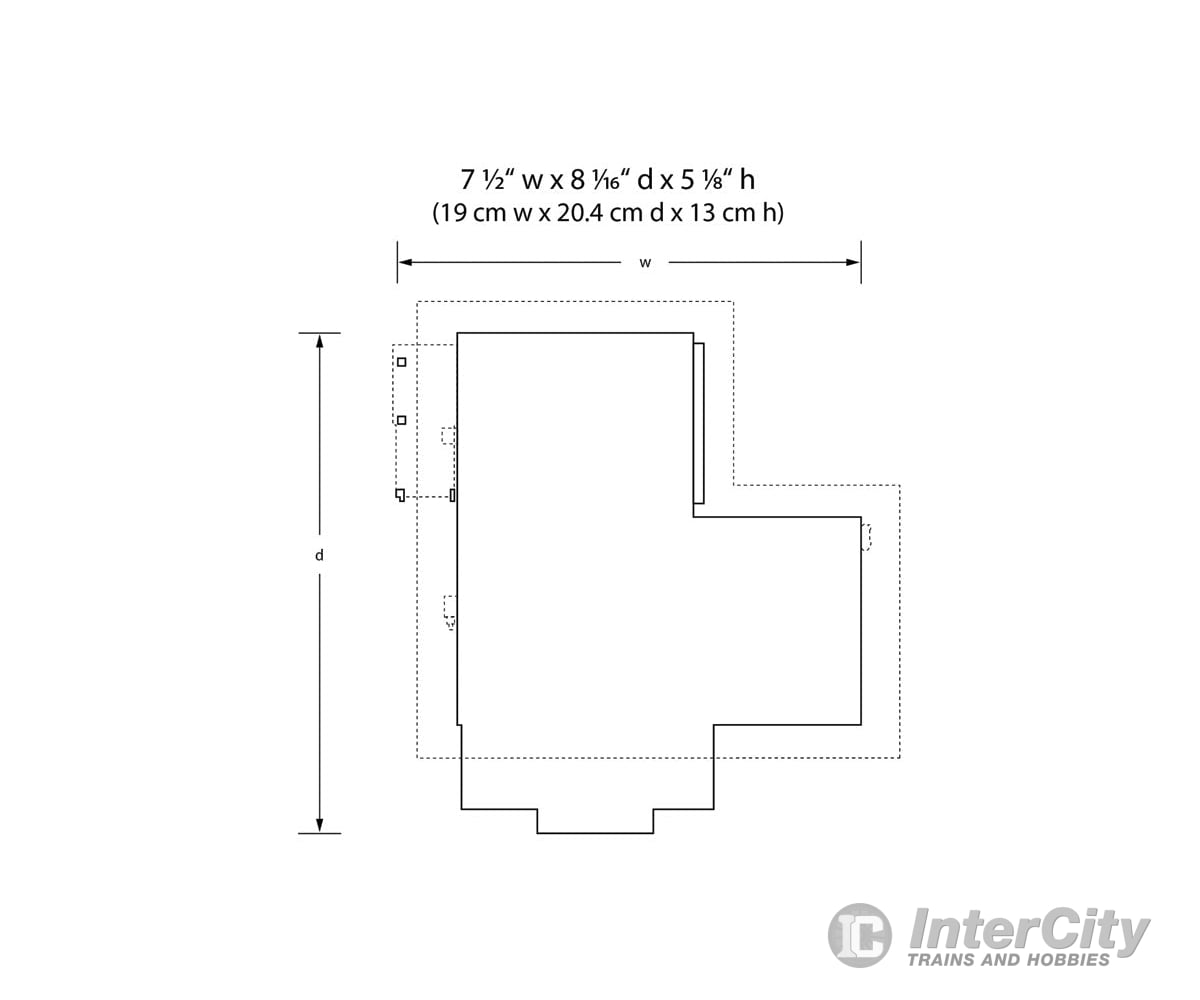 Design Preservation Models 5872 Carver’s Butcher Shoppe O Scale Structures