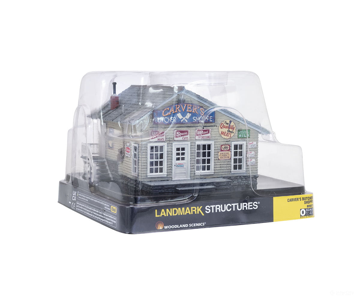 Design Preservation Models 5872 Carver’s Butcher Shoppe O Scale Structures