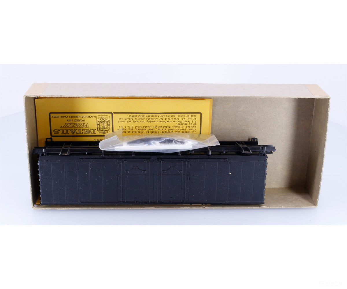 Details West BC 500 HO 50’ DPD Box Car Kit Undecorated - Freight Cars