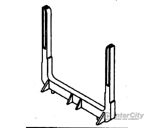 Details West Ho 171 Log Bunks -- Pacific Car & Foundry Type Pkg(4) Parts
