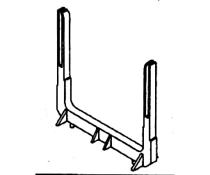 Details West Ho 171 Log Bunks -- Pacific Car & Foundry Type Pkg(4) Parts