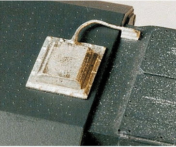 Details West HO 321 Small Square GPS Dome (Angled-Top) - w/Conduit Detailing Parts