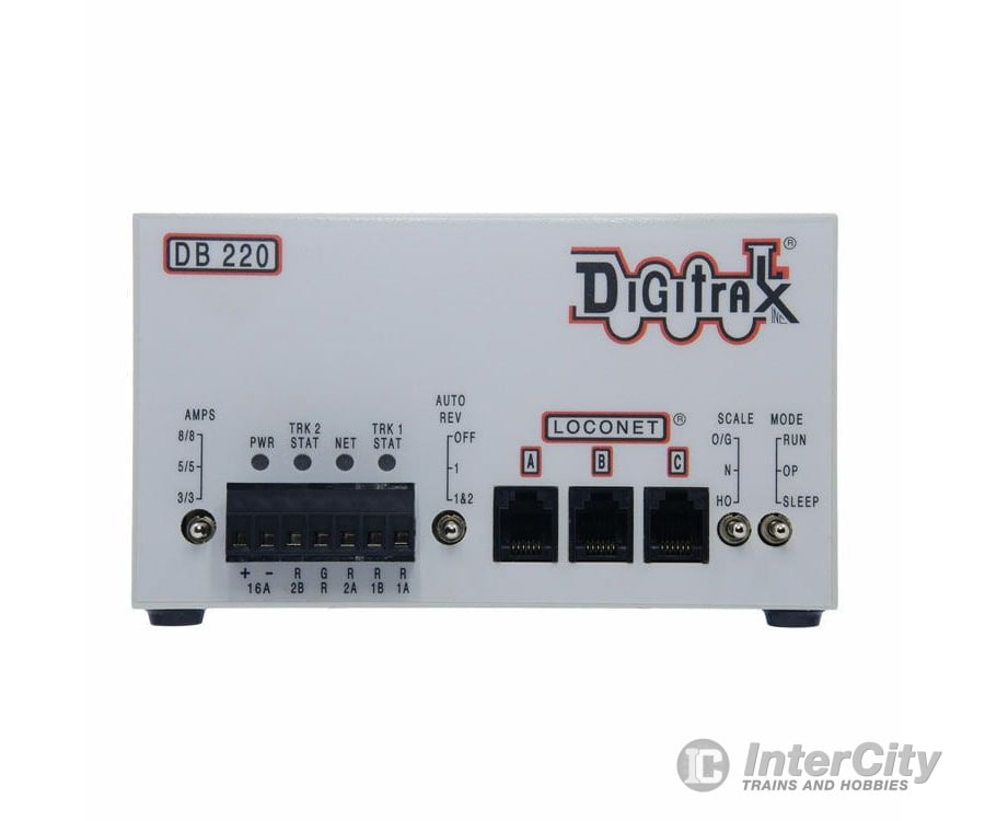 Digitrax DB220 DB220 Dual 3/5/8 Amp AutoReversing DCC Booster - Default Title (CH-245-DB220)