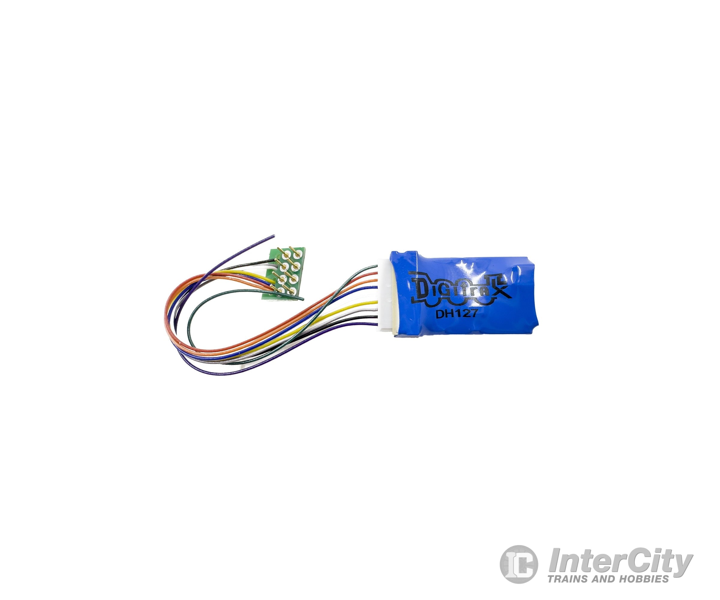 Digitrax DH127P HO Mobile Decoder Med Plug w/ approx. 3.2’’ wires (1.5 amp) (2 func) Decoders