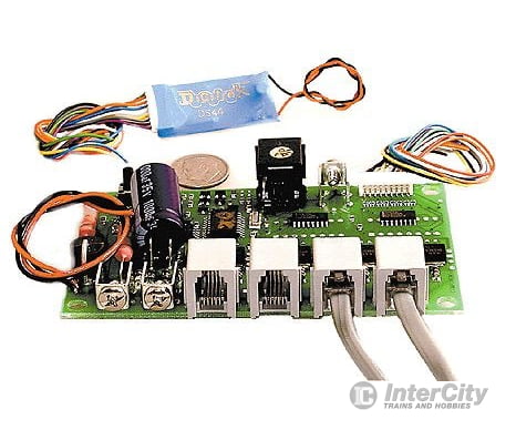 Digitrax DS44 Stationary Decoders -- Basic Quad for Slow Motion Machines - Default Title (CH-245-DS44)