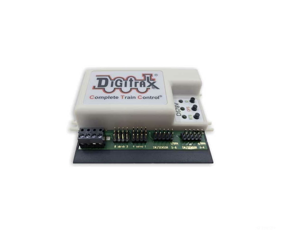 Digitrax DS78V DS78V Eight Servo LocoNet Stationary and Accessory Decoder -- For DCC Servo Control - Default Title (CH-245-DS78V)