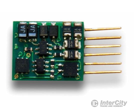 Digitrax DZ126IN DZ126IP Series 6 Control Decoder for Z, N & HO -- 6-Pin Integrated Plug .36 x .42 x .13" 9.05 x 10.61 x 2.67mm - Default Title (CH-245-DZ126IN)