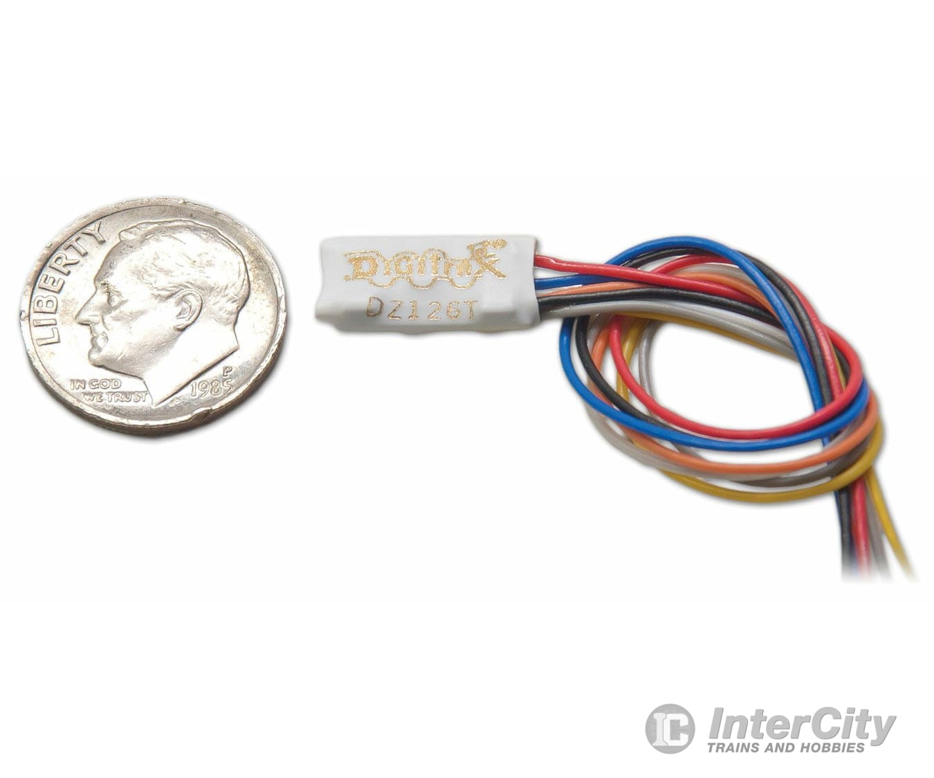 Digitrax DZ126T DZ126T Tiny Series 6 Control Decoder -- 2 Functions, Wired, .55 x .28 x .128" 14 x 7.13 x 3.25mm - Default Title (CH-245-DZ126T)