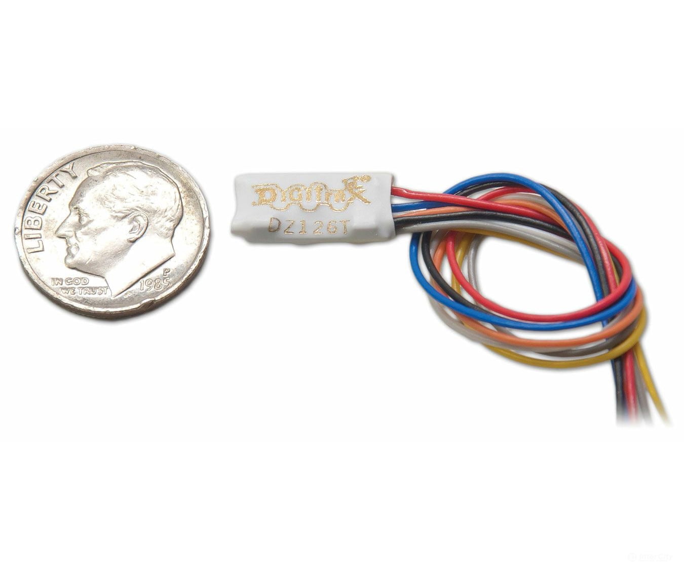 Digitrax DZ126T DZ126T Tiny Series 6 Control Decoder -- 2 Functions, Wired, .55 x .28 x .128" 14 x 7.13 x 3.25mm - Default Title (CH-245-DZ126T)