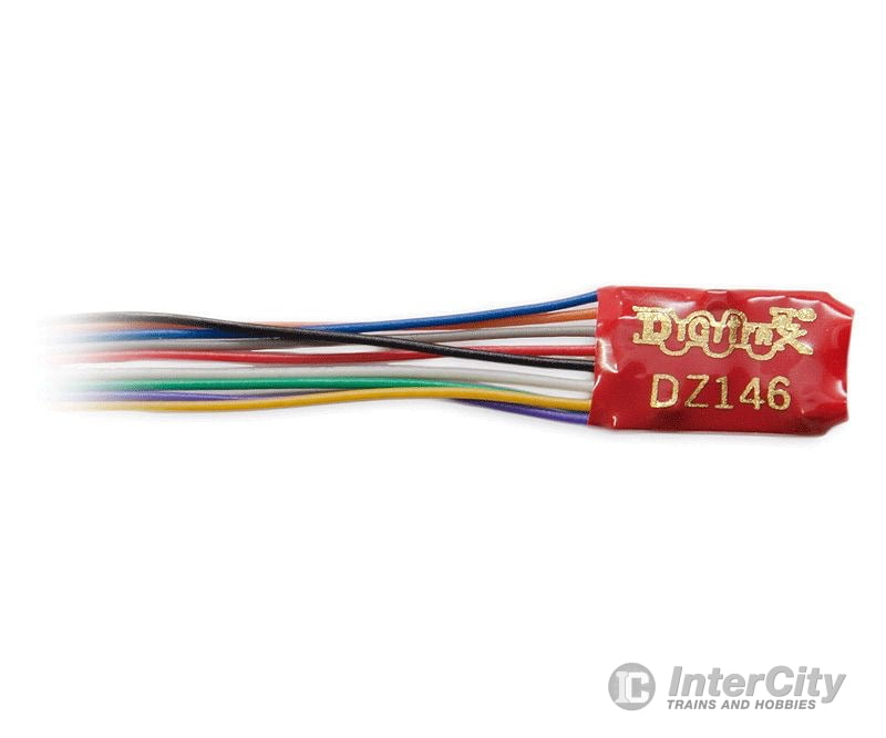 Digitrax DZ146 DZ146 Series 6 Control Decoder for Z, N & HO -- Wired .55 x .4 x .148" 14 x 10.23 x 3.77mm - Default Title (CH-245-DZ146)