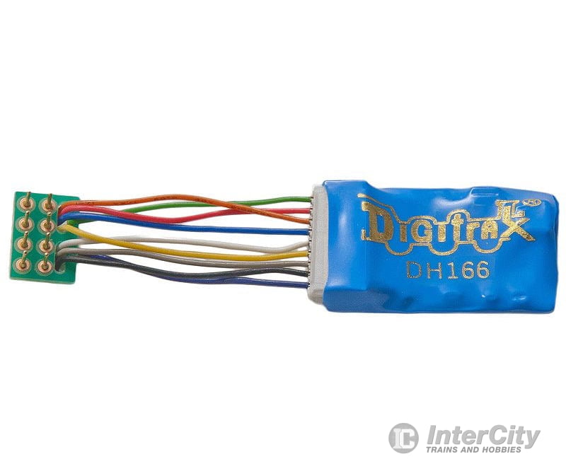 Digitrax HO DH166PS Series 6 Premium Control Decoder -- 8-Pin Plug Short Harness - Default Title (CH-245-DH166PS)
