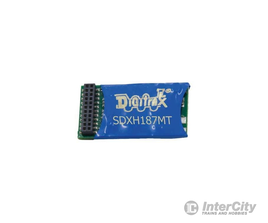 Digitrax Ho Sdxh187Mt Sound And Control Decoder - 21-Pin Mtc21 Interface 2 Steam & Diesel Sounds