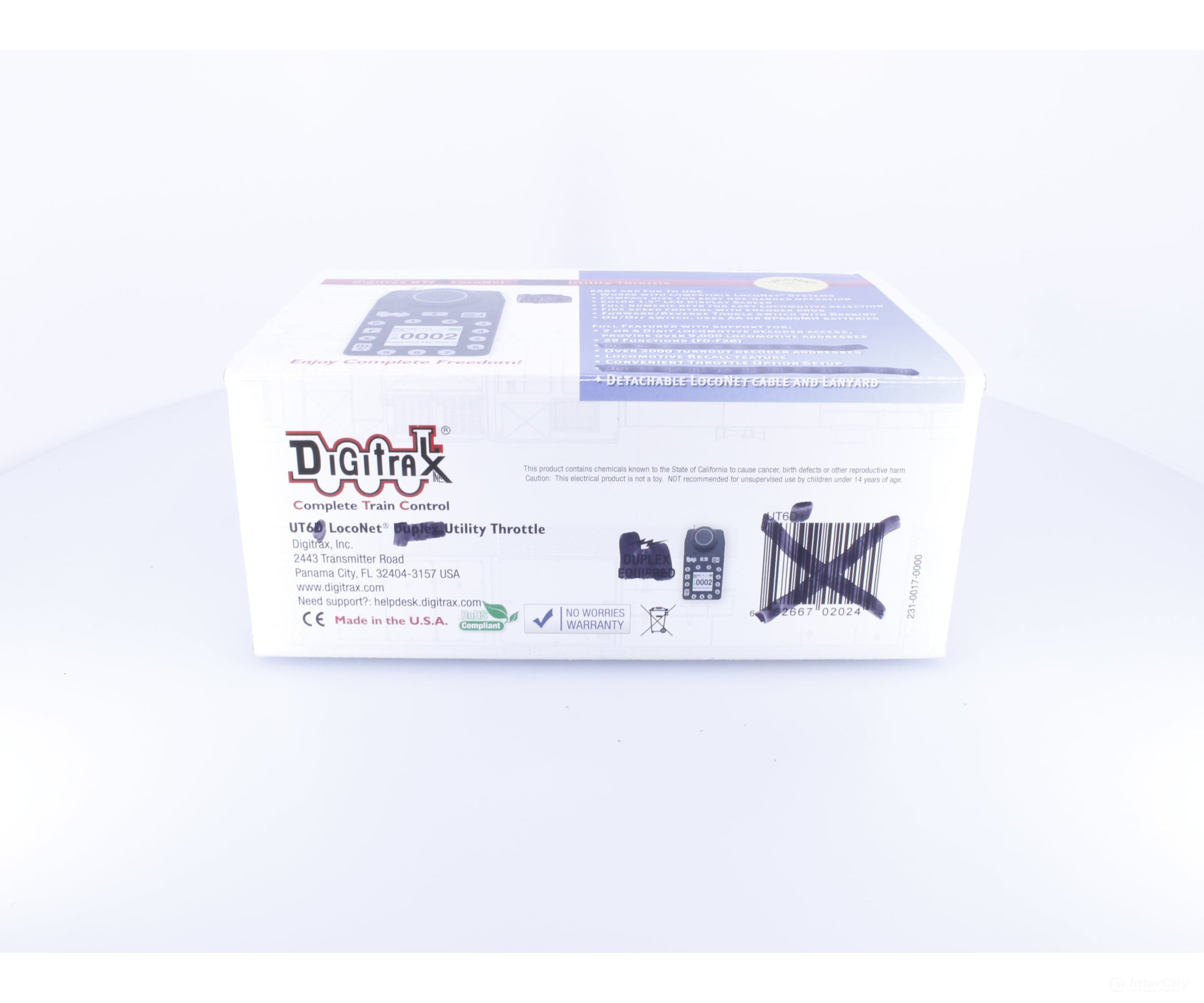 Digitrax UT6 HO UT6 Loconet Utility Throttle Command Stations & Expansion