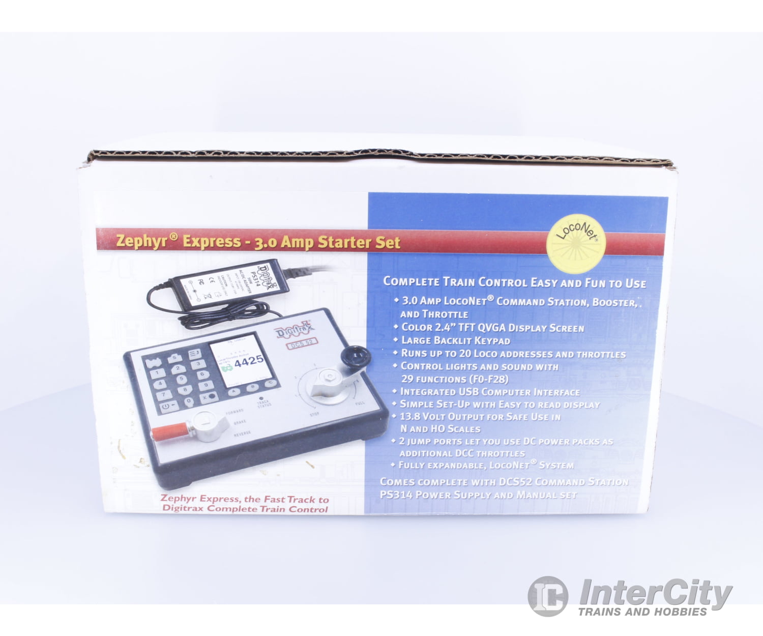 Digitrax Zephyr Express HO Zephyr Express 3.0 Amp Starter Set Command Stations & Expansion