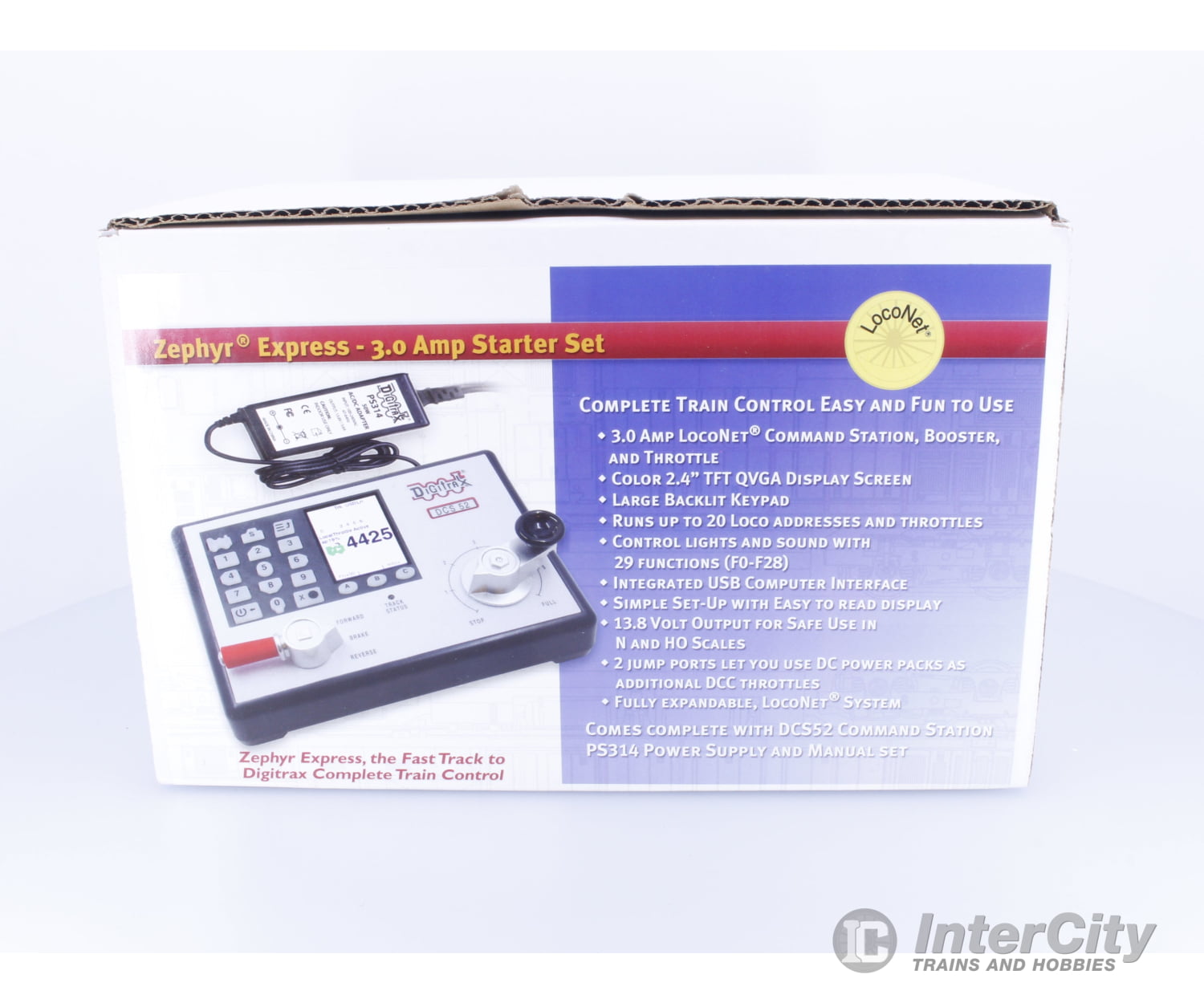 Digitrax Zephyr HO Zephyr Express 3.0 Amp Starter Set Command Stations & Expansion