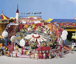 Faller 140439 HO Flipper Roundabout Carrousel Ride Brand New in Sealed Package