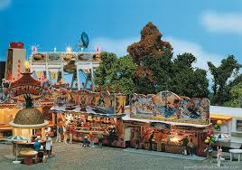 Faller 140446 HO 2 Fairground Booths Brand New in Sealed Package