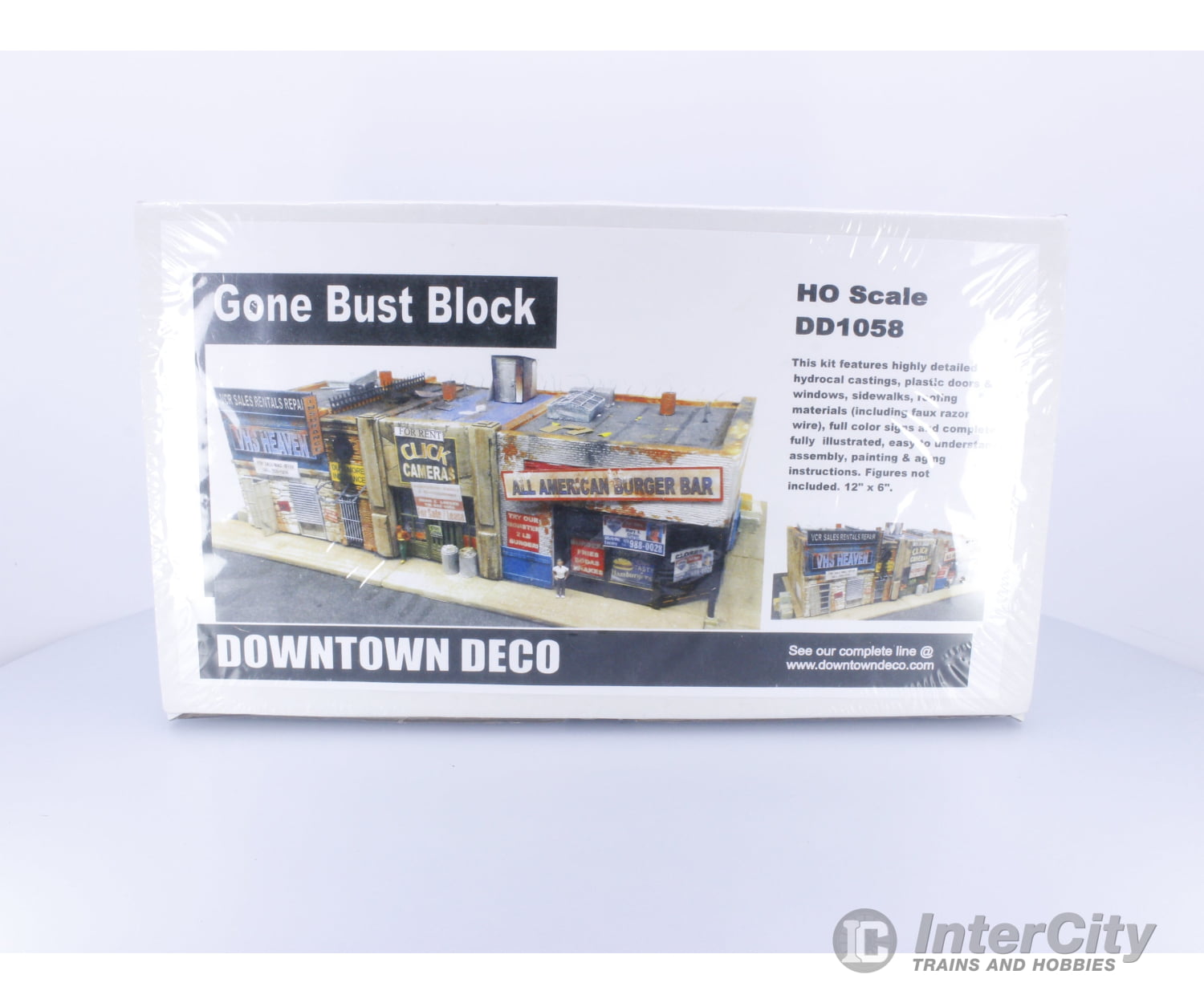 Downtown Deco. DD1058 HO Gone Bust Block Structures