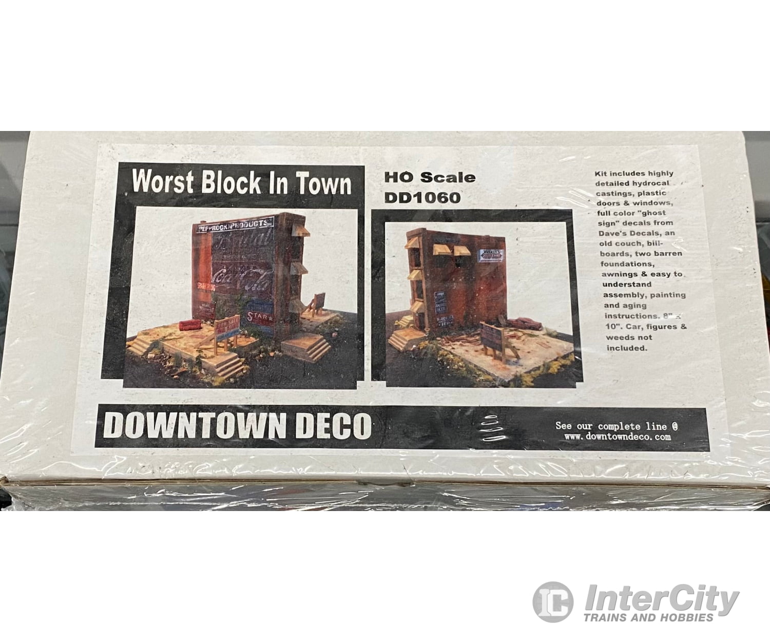 Downtown Deco. DD1060 HO Worst Block in Town Structures