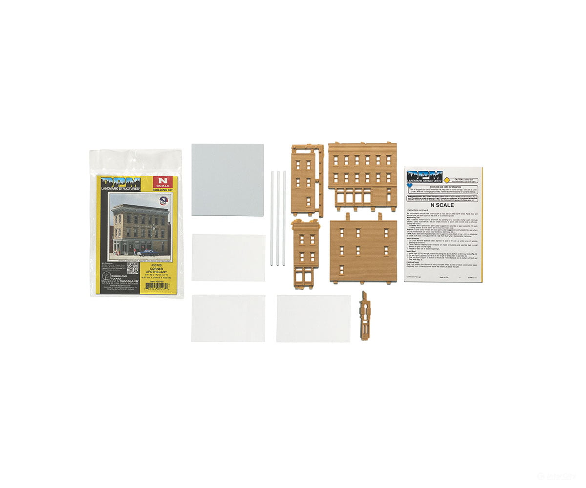 Dpm N 50700 Structure Kits - - Corner Apothecary - 3 - 3/8 X 1 - 3/8’ 8.4 3.4Cm Structures