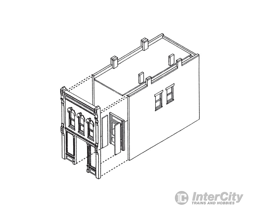 Dpm N 51100 Cricket’s Saloon - Woodland Scenics Landmark Structures(R) - - Kit 1 - 3/8 X 2 -
