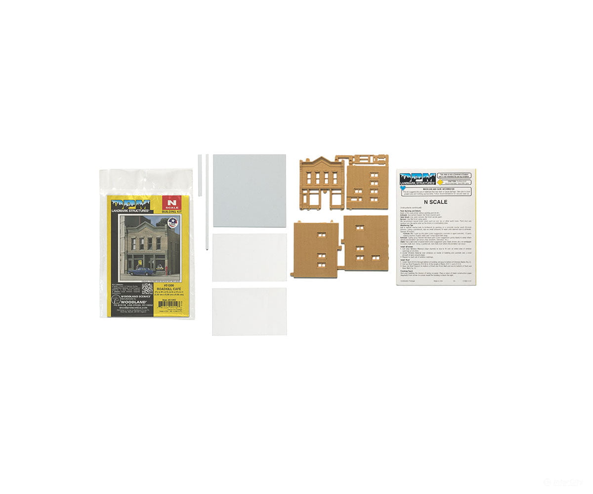 Dpm N 51200 Structure Kits - - Roadkill Cafe - 2 - 1/4 X 2 - 3/4’ 5.6 6.8Cm Structures