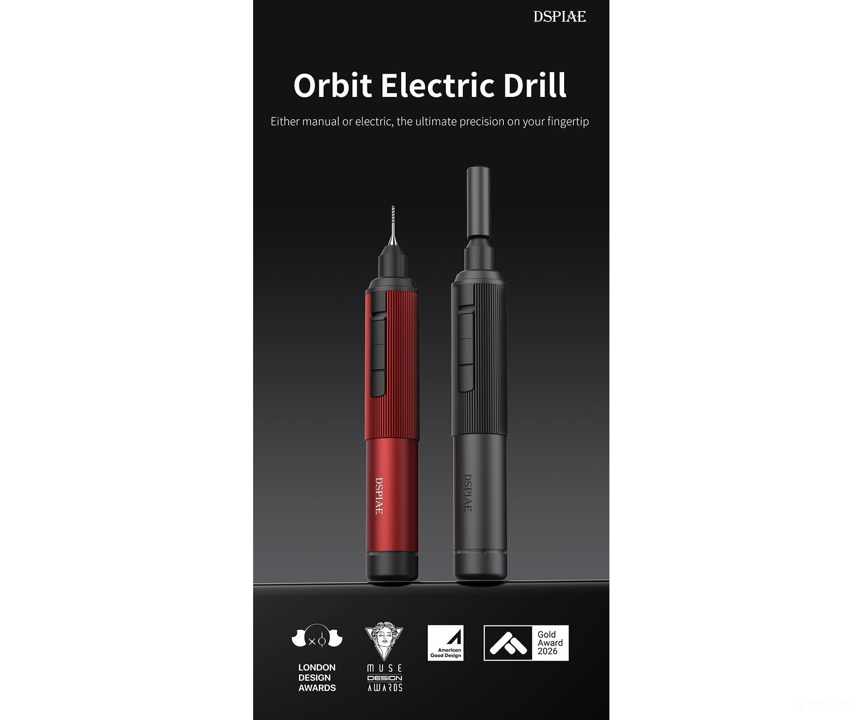 Dspiae AT-ED01 Orbit Electric Hobby Drill (Red) - Tools